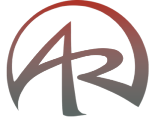 Logo with the text AR.