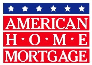 Logo with the text American Home Mortgage