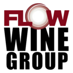 Logo with the text Flow Wine Group.