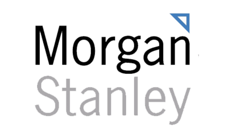 Logo with the text Morgan Stanley.
