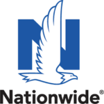Logo with an image of an eagle and the text Nationwide.