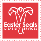 Logo with the text Easter Seals Disability Services.